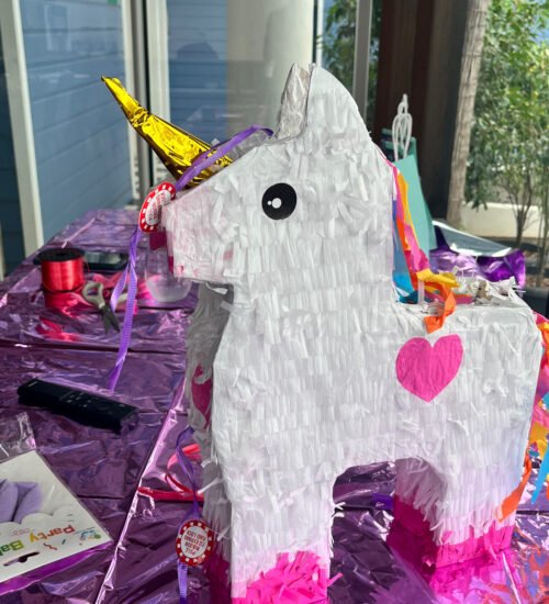 Un bel anniversaire thème licorne